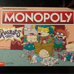 2018 Nickelodeon Rugrats Monopoly Board Game Missing Card